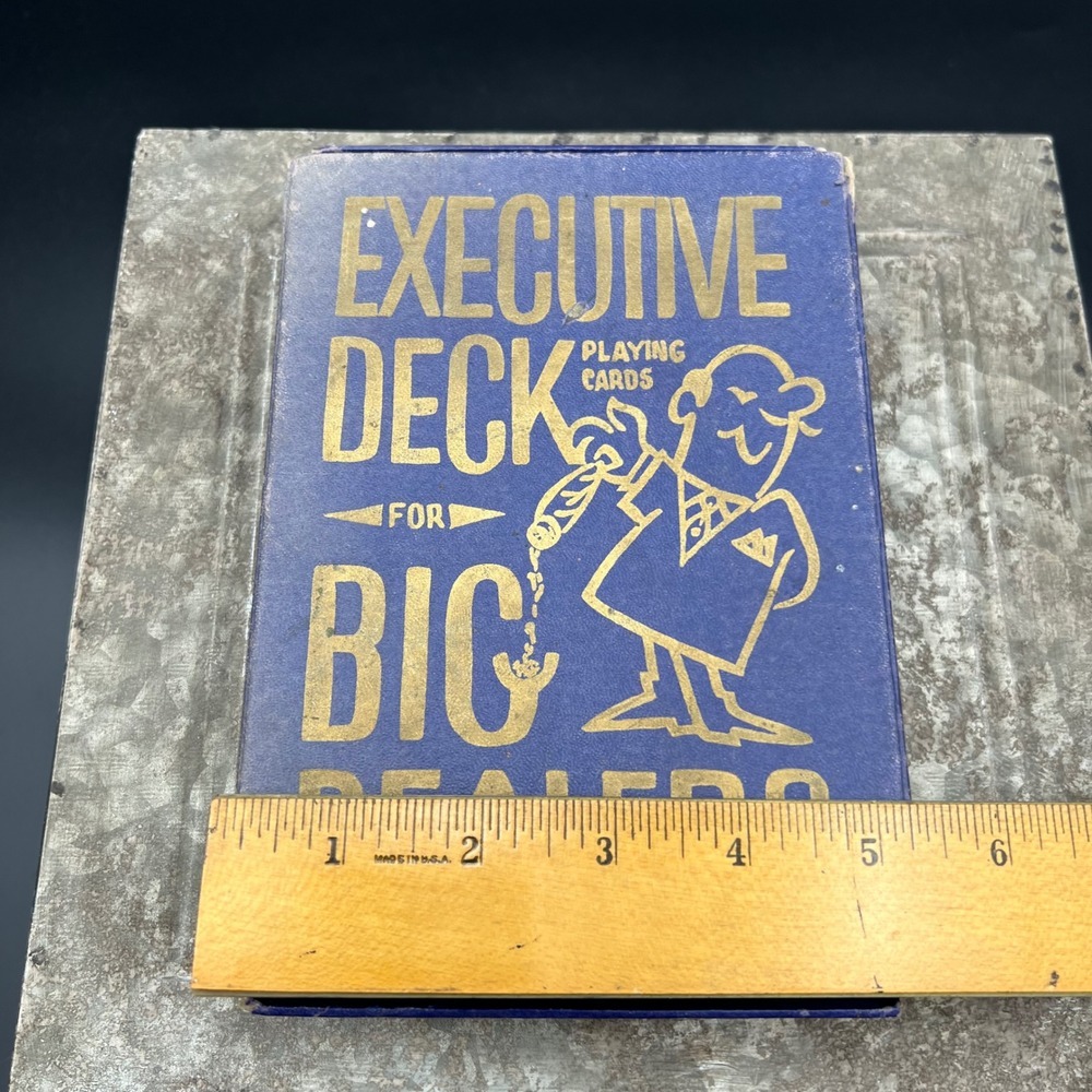 Vintage Arrco Executive Deck for Big Dealers Jumbo Playing Cards 5x7 1960s USA - Picture 9 of 10